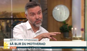 Antoni Lacinai på TV4 Nyhetsmorgon Om motivation