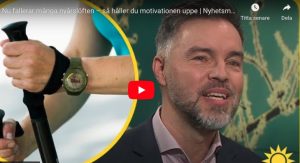 Antoni Lacinai om nyårslöften på TV4 Nyhetsmorgon